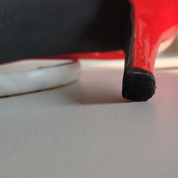 Red Patent Leather Mary Jane Heels - Picture 11 of 11
